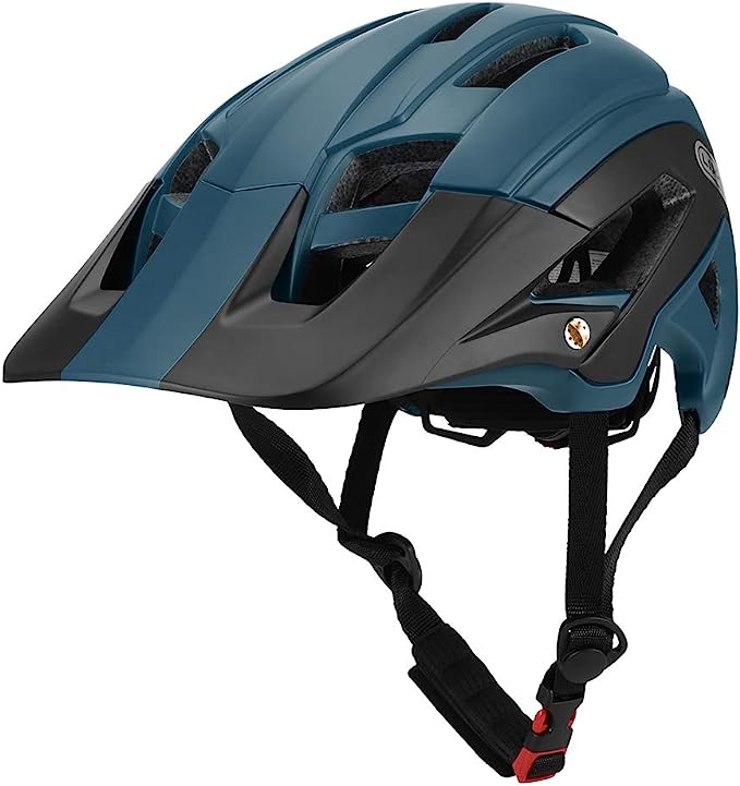 Capacete de bicicleta adulto Lixada 16 aberturas leve para mountain bike capacete com viseira destacavel esportes bicicleta seguranca capacete protetor 52 – 62 cm