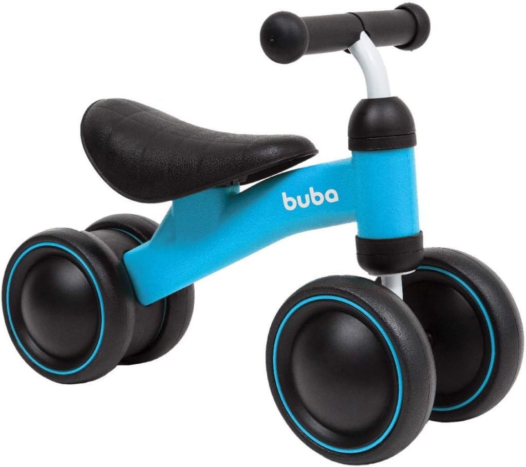 Bicicleta de Equilibrio 4 Rodas Buba Azul