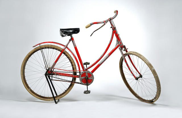 Tiffany CO. Silver Mounted Ladys Bicycle 57.00000