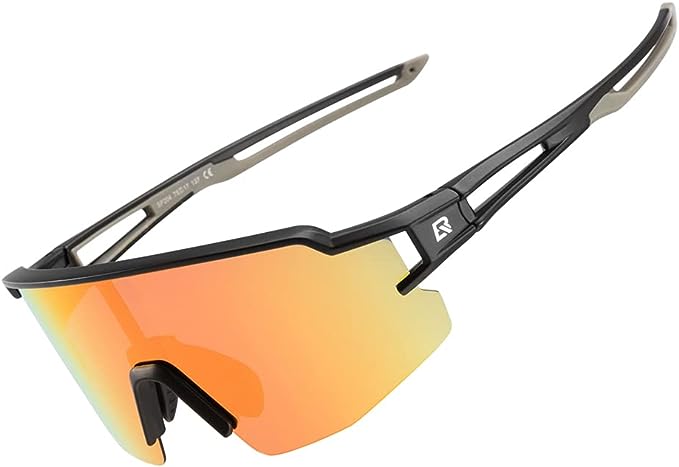 ROCK BROS Oculos de sol polarizados para homens e mulheres com protecao UV Oculos de sol para ciclismo Oculos esportivos