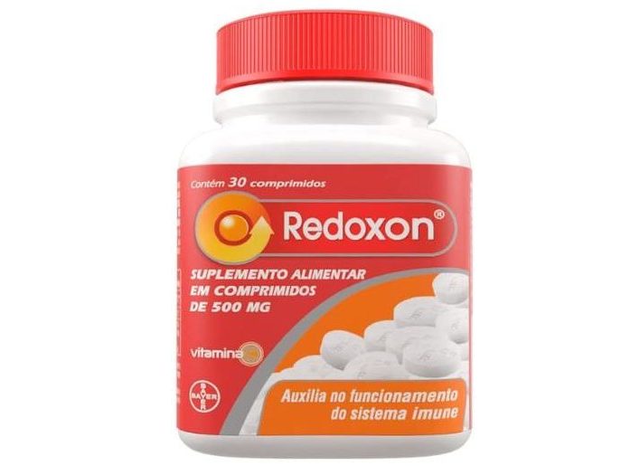 Redoxon 500mg Suplemento Alimentar de Vitamina C que auxilia o fortalecimento do Sistema Imune Embalagem com 30 comprimidos edited 1