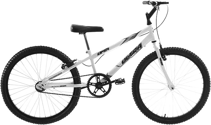 ULTRA BIKE Bicicleta Bikes Aro 24 Sem Marcha Branco BM24 04BC