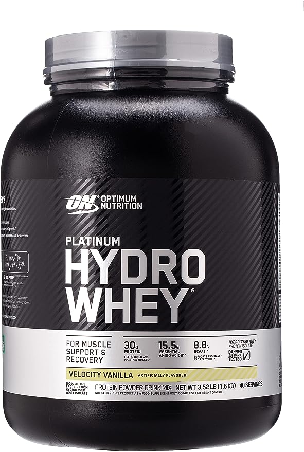 Optimum Nutrition Platinum Hydro Whey 352 LBS 1.6 Kg Baunilha