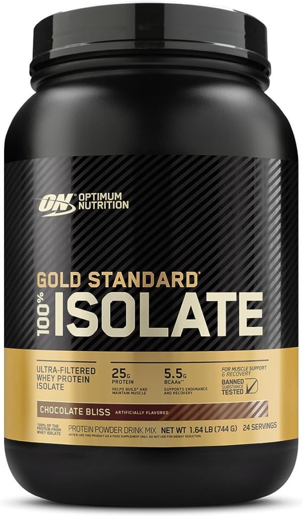 Optimum Nutrition WHEY Gold Isolate 164 LBS 744G Chocolate