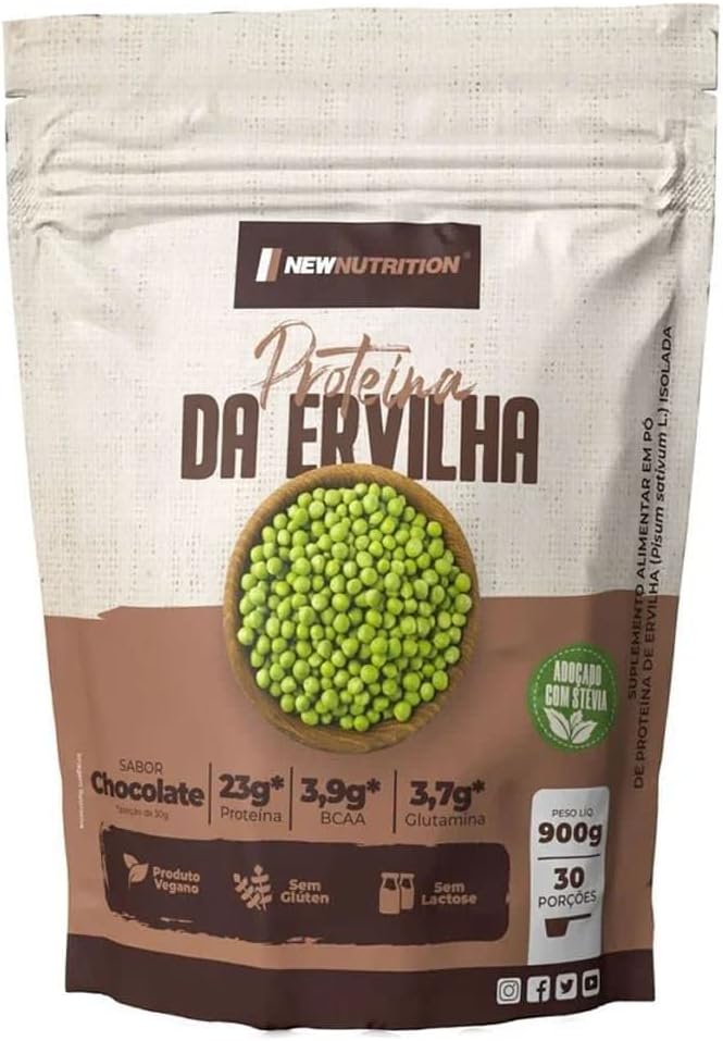 Proteina de Ervilha Isolada 900g Chocolate NewNutrition